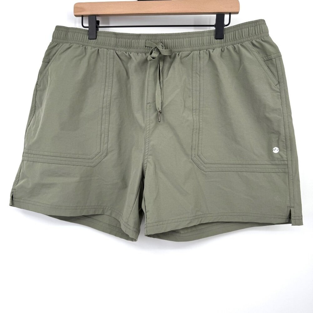 Willet SPF 50 kanji green shorts pockets woman’s size XXL outdoor recreational